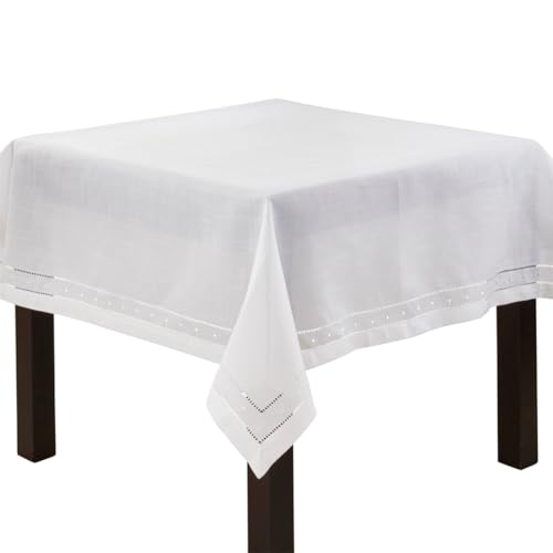 Fennco Styles Classic Embroidered & Hemstitch Tablecloth