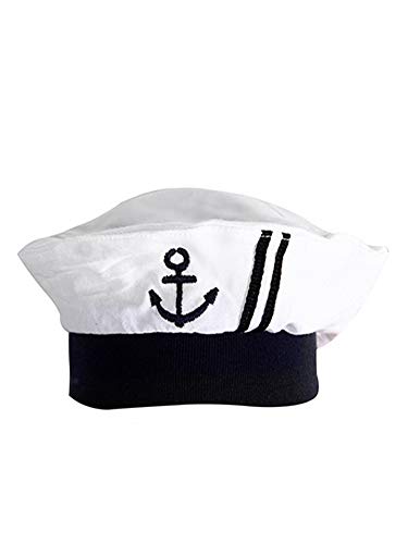 stylesilove Baby Sailor Romper Set with Hat and Necktie