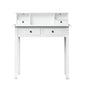32" Wooden Secretary Desk Bedroom Small Dresser with 4 Storage Drawers
