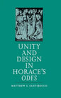 Unity and Design in Horace's Odes - Paperback
