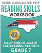 NORTH CAROLINA TEST PREP Reading Skills Workbook Daily End-of-Grade ELA/Reading Practice Grade 7: Preparation for the EOG English Language Arts/Readin - Paperback