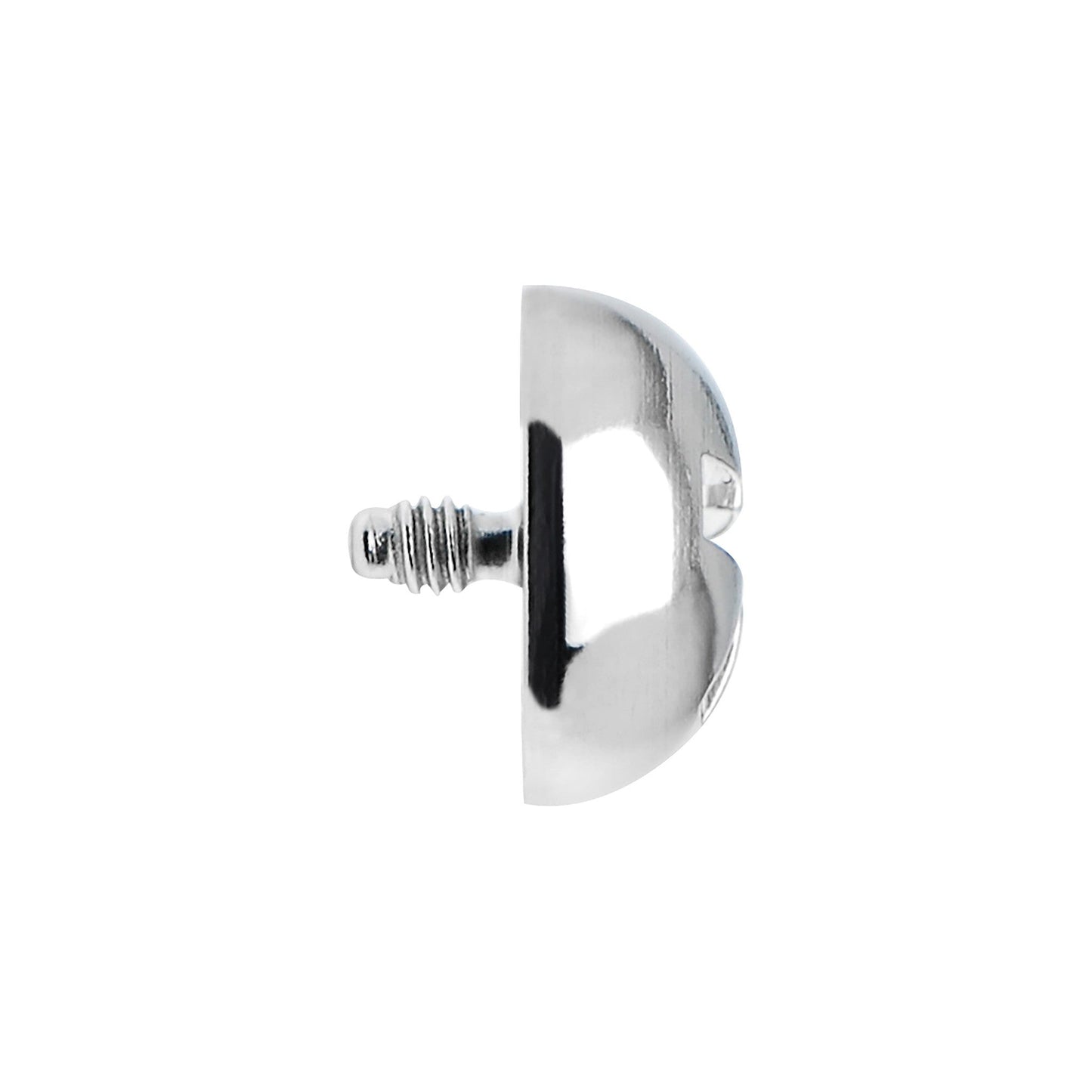 Surgical Steel 6mm Dermal Anchor Screw Top