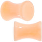 4G Peach Flesh Tone UV Acrylic Saddle Plug Set