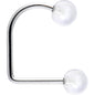 16G Clear Acrylic Ball Lippy Loop Labret