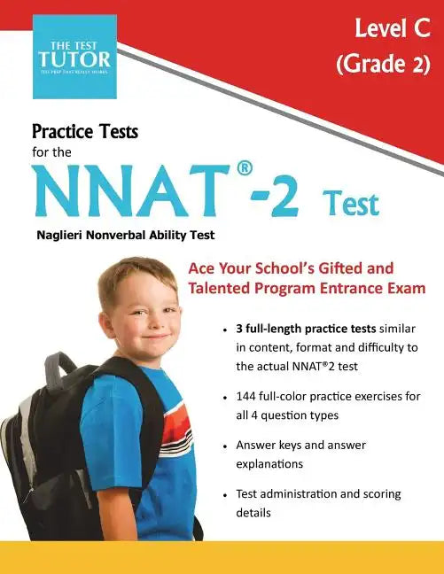 Practice Tests for the NNAT 2 Test - Level C: Grade 2 - Paperback