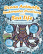 ANTI-STRESS Marine Grown Up Coloring Book: Ocean Animals, Underwater Creatures and Sea Life - Paperback