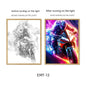 Motorcycle Motor Bike Luminous Paint Bedroom Bedside Hotel Decoration Painting