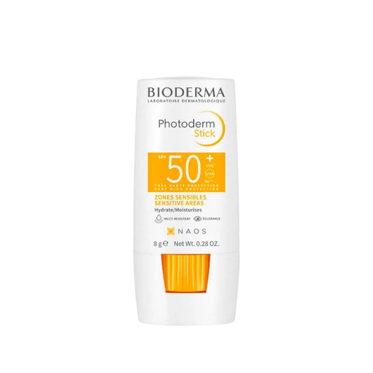 Bioderma Photoderm Stick SPF50+ Sunscreen for Sensitive Skin - Compact, Dermatologically Tested, 8g