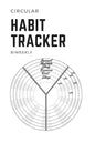 Circular Habit Tracker: A Year of Biweekly Habit Trackers - Paperback