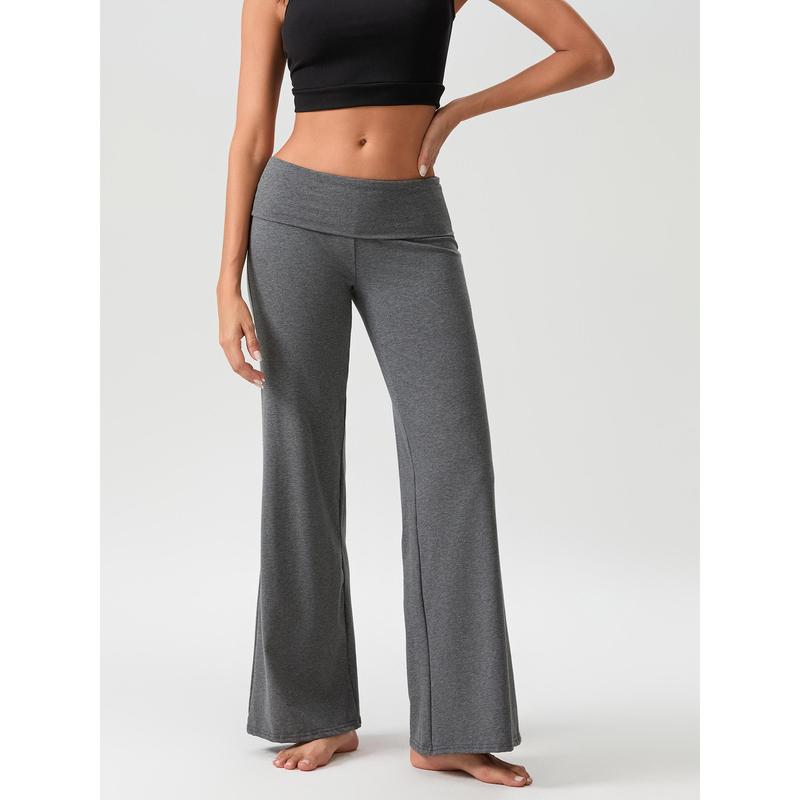 Womens Loose-Fit Foldable Casual Pants For Spring And Summer