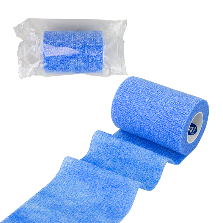 Dynarex Sensi Wrap, Self-Adherent - Latex Free, 4" X 5 yds, 18ea/cs (18 Count)