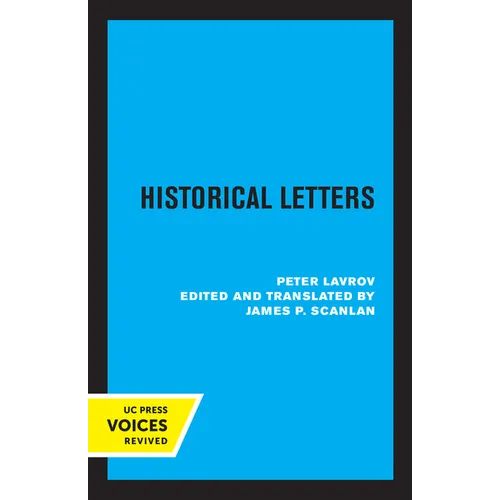 Historical Letters: Peter Lavrov - Paperback