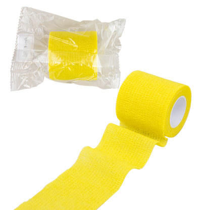 Dynarex Sensi Wrap, Self-Adherent Wrap - Latex Free, Yellow