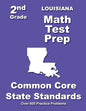Louisiana 2nd Grade Math Test Prep: Common Core State Standards - Paperback