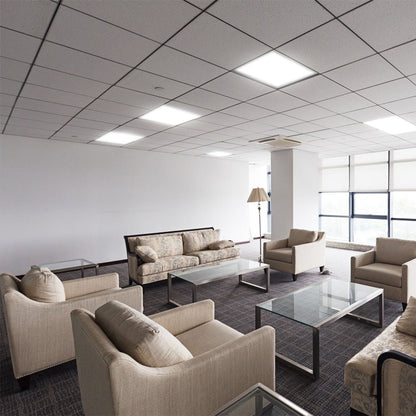 48W 2 2FT LED Panel Light 4800LM 7500K Ceiling Lighting 150W Equivalent LED Troffer Recessed Edge-Lit