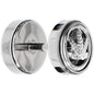 Stainless Steel Pot Leaf Cheater Plug