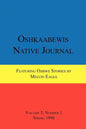 Oshkaabewis Native Journal (Vol. 5, No. 1) - Paperback