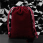 Flannel Drawstring Jewelry Solid Drawstring Pocket