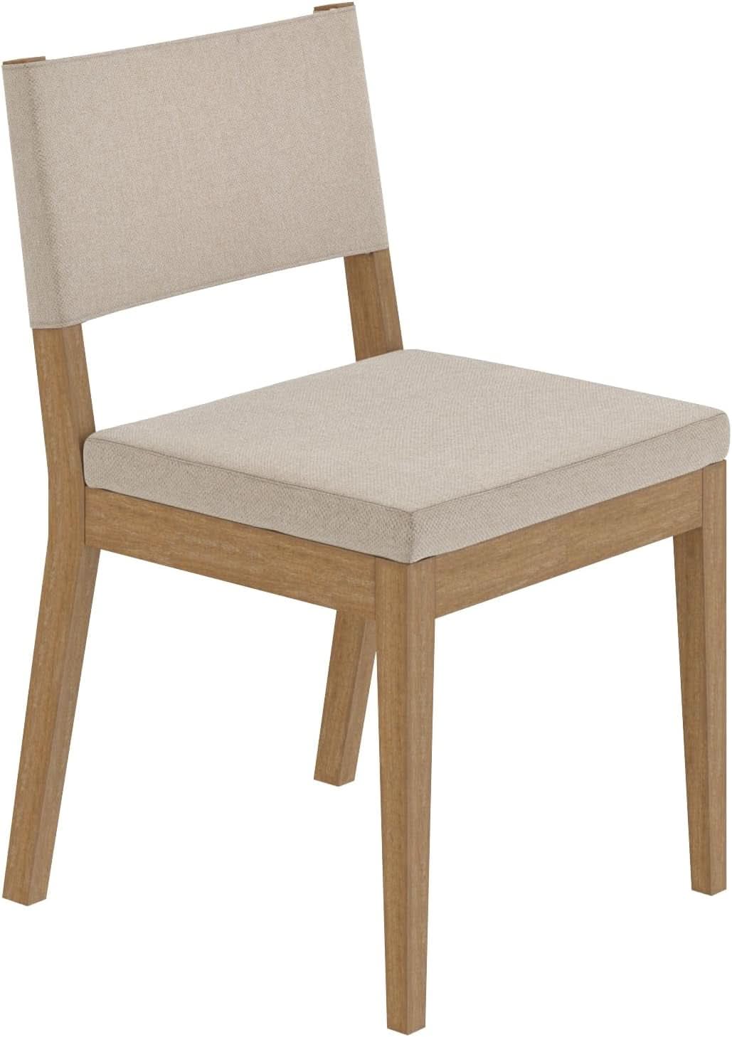 Linus Upholstered Dining Chair With Rubberwood Legs