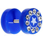 Blue Acrylic Jeweled Star Cheater Plug