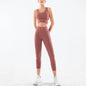 Two-piece yoga clothing suit