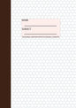 Organic Chemistry Notebook: Hexagonal Graph Paper, 100 pages - Paperback