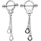 14G 5/8 Hold Me In Handcuffs Dangle Nipple Shield Set