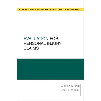 Evaluation for Personal Injury Claims - Paperback