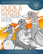 Duck and Goose Coloring Book: An Adult Coloring Book of 40 Zentangle Ducks and Geese with Henna, Paisley and Mandala Style Patterns - Paperback