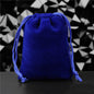 Flannel Drawstring Jewelry Solid Drawstring Pocket