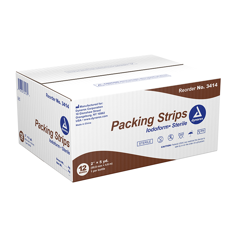 Dynarex Packing Strips Iodoform - Sterile, 12ea/cs (12 Count)