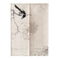 Chinese Fabric Door Partition Half Curtain Feng Shui