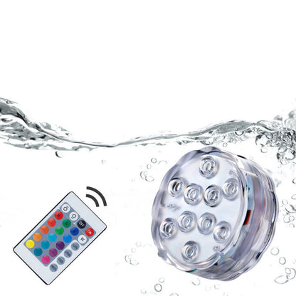 LED Remote Control Diving Light Waterproof Candle Light