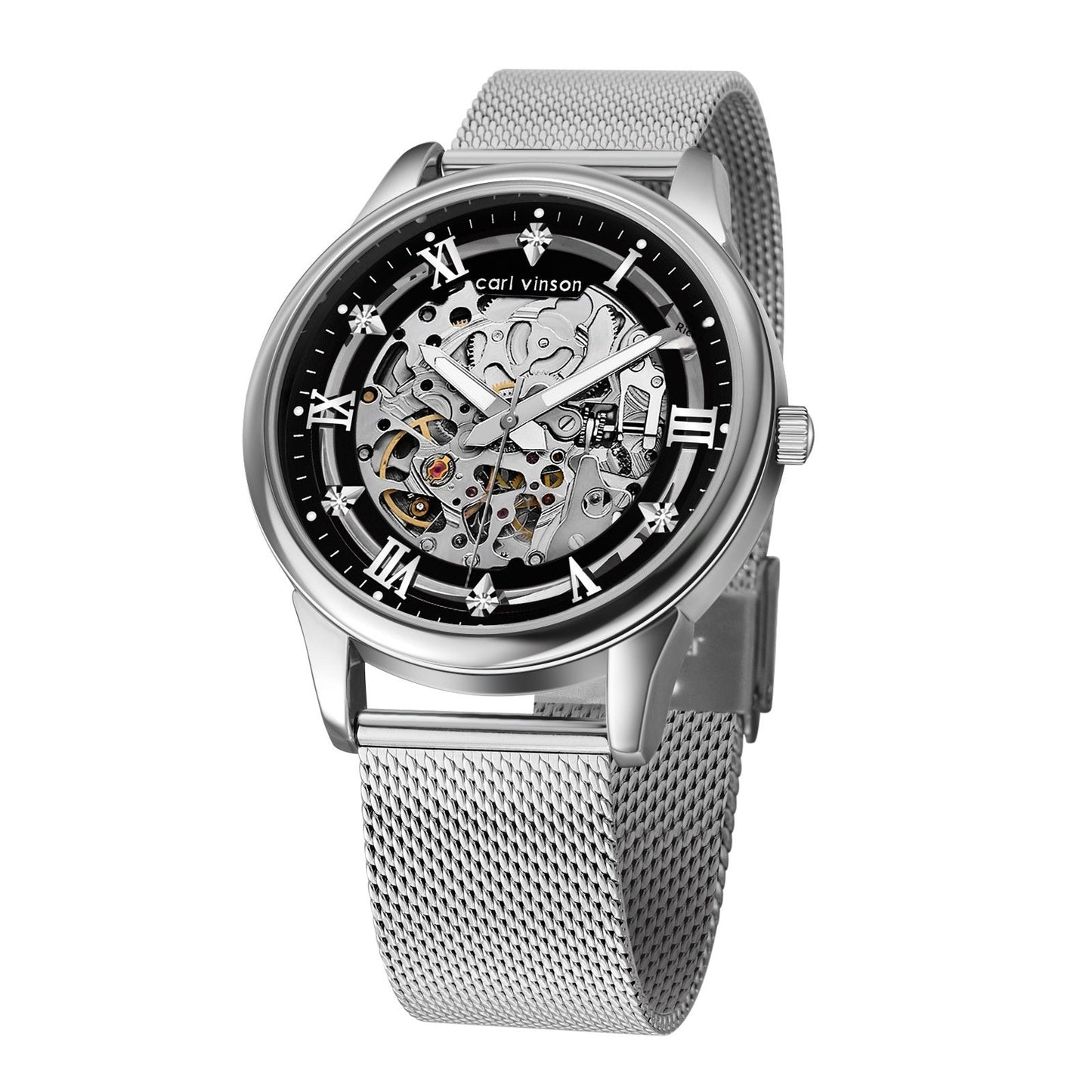 Fully Automatic Hollowed-Out Mens Mechanical Watch