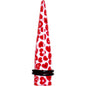 1/2 Lovely Red Heart Acrylic Ear Taper