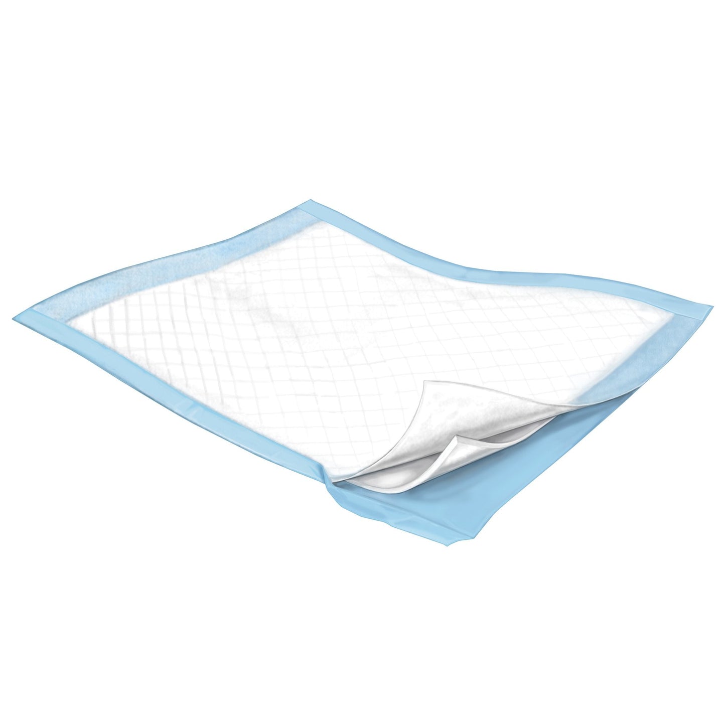 Disposable Underpad Simplicity™ Basic 17 X 24 Inch Fluff Light Absorbency (300 Count)