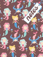 Notes: Composition Notebook With Cute Mermaids For Girls, Great For School Notes - Paperback