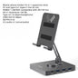 4K/60Hz Gigabit Ethernet Port USB 3.0 Splitter Hub Converter Flat Panel Rotary Stand Type-c Docking Station