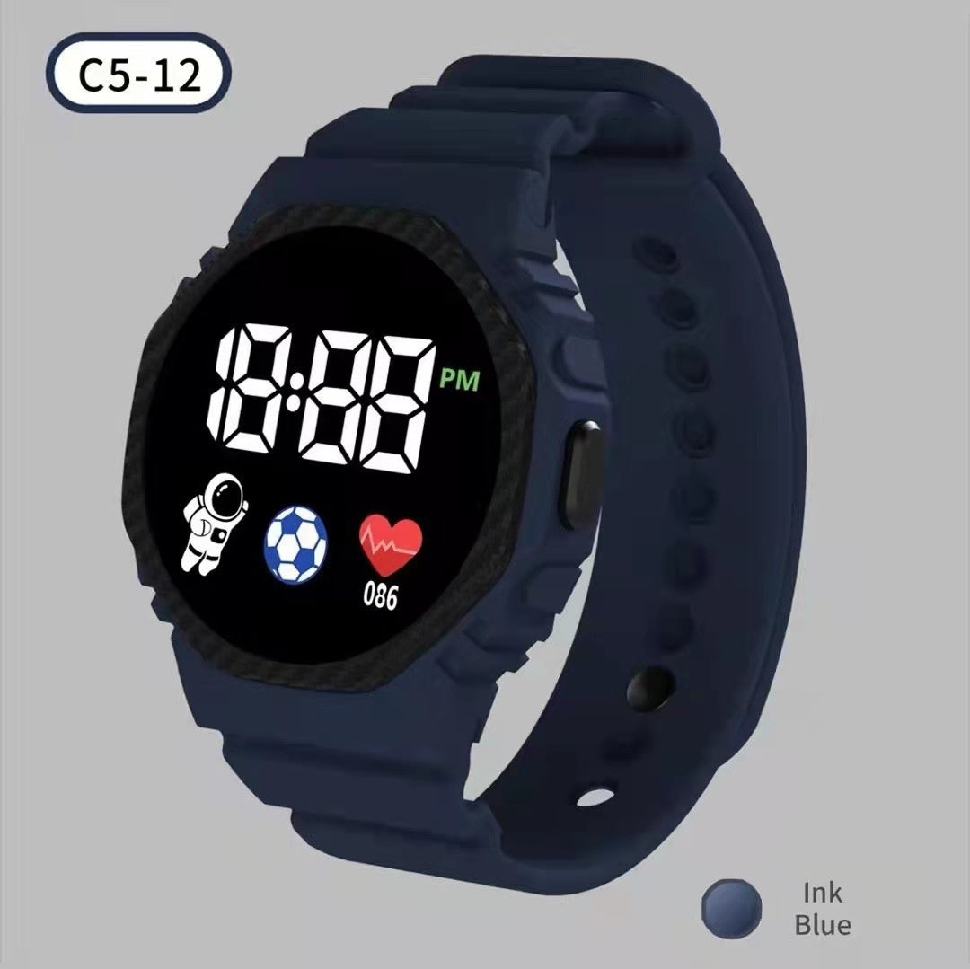 Square Electronic Watch Student Watch