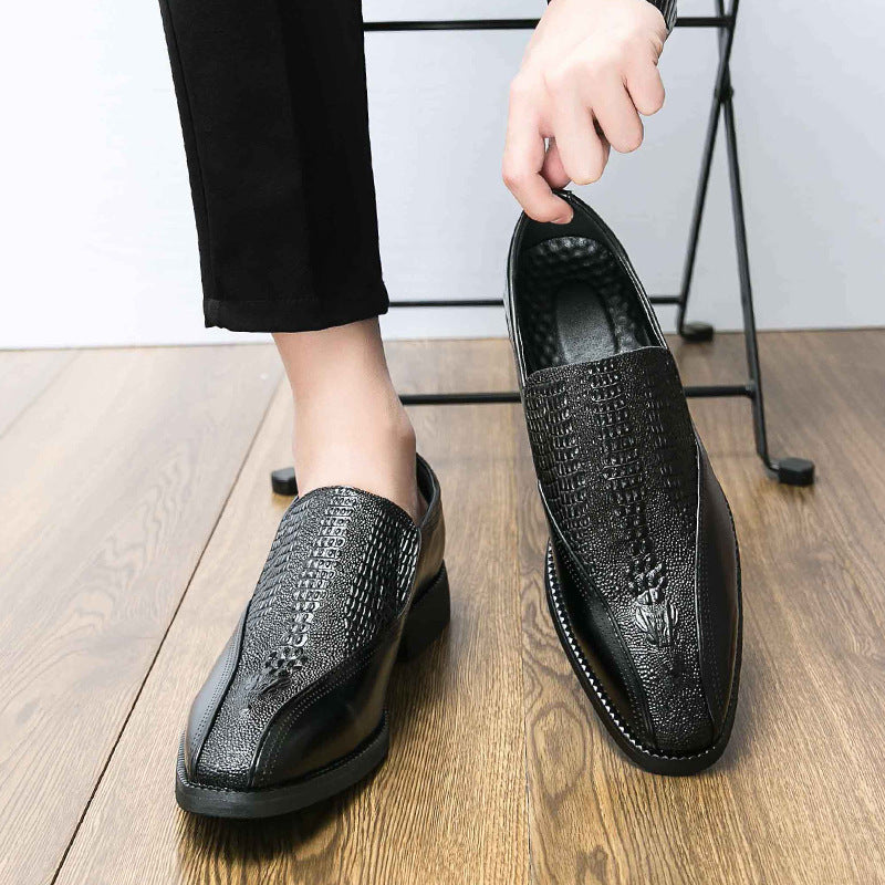 Loafer Trendy Retro British Slip-on Leather Shoes