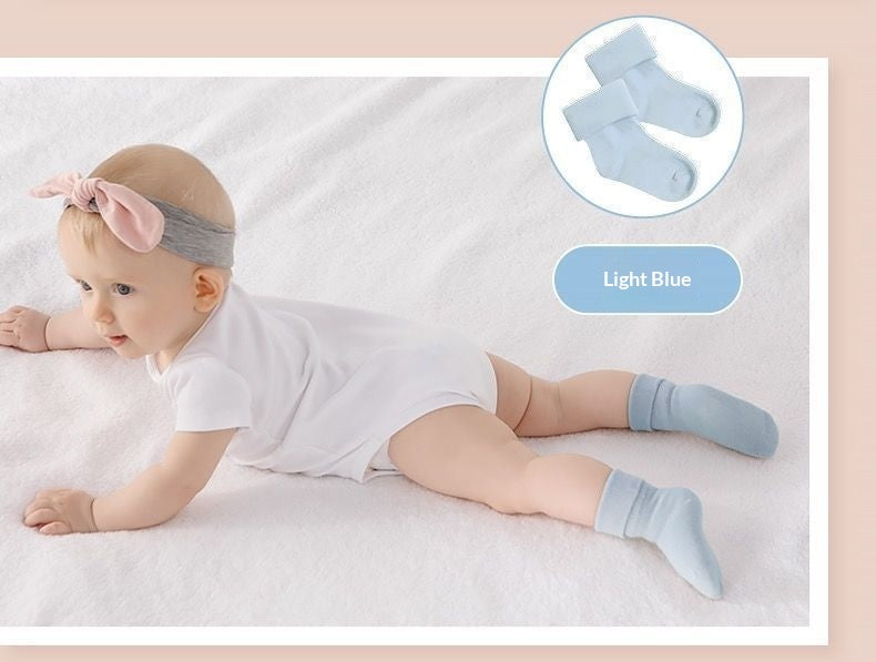 Spring And Autumn Mid-Calf Baby Socks