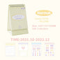 Cream Desk Office Learning Coil Year Round Basic Desk Calendar