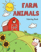 farm Animals Coloring Book: farm animals books for kids & toddlers - Boys & Girls - activity books for preschooler - kids ages 1-3 2-4 3-5 - Paperback