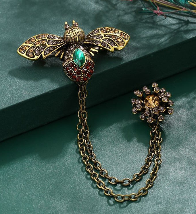 Cute Animal New Style Oil-Drop Bee Brooch