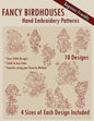 Fancy Birdhouses Hand Embroidery Patterns - Paperback