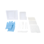 Dynarex Tracheostomy Care Kit - Two Compartment Tray with Nitrile Gloves (20 Count)