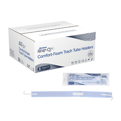 Dynarex Comfort-Foam Trach Tube Holder, 2-Piece (50 Count)