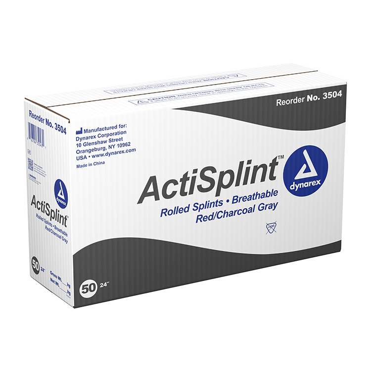 Dynarex ActiSplint - Folded Flat, 24" (50 Count)