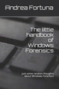 The little handbook of Windows Forensics: Just some random thoughts about Windows Forensics - Paperback