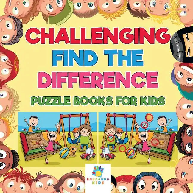 Challenging Find the Difference Puzzle Books for Kids - Paperback